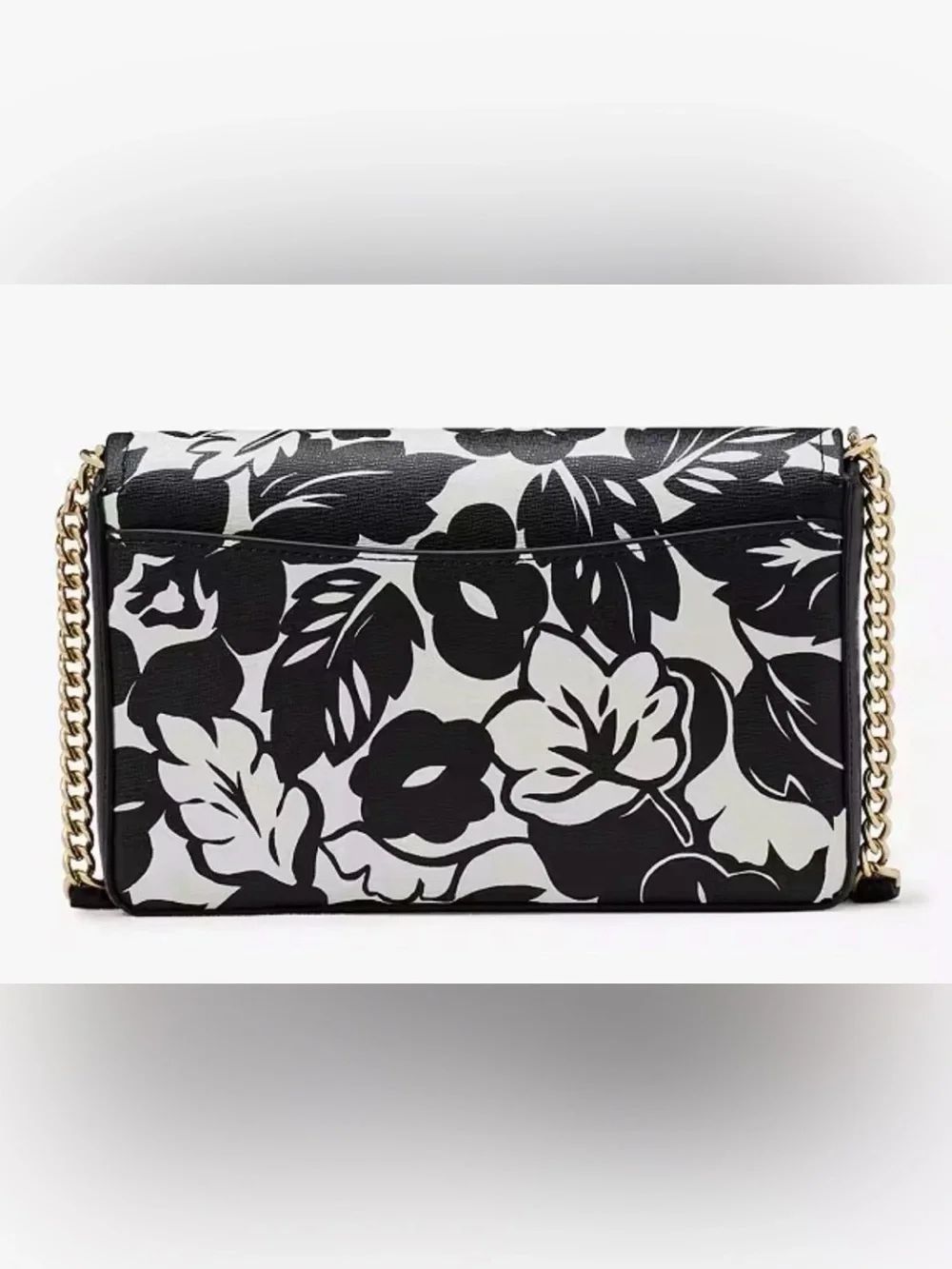 ✨ NWT Kate Spade Morgan Tropical Foliage Flap Chain Wallet Crossbody ✨
